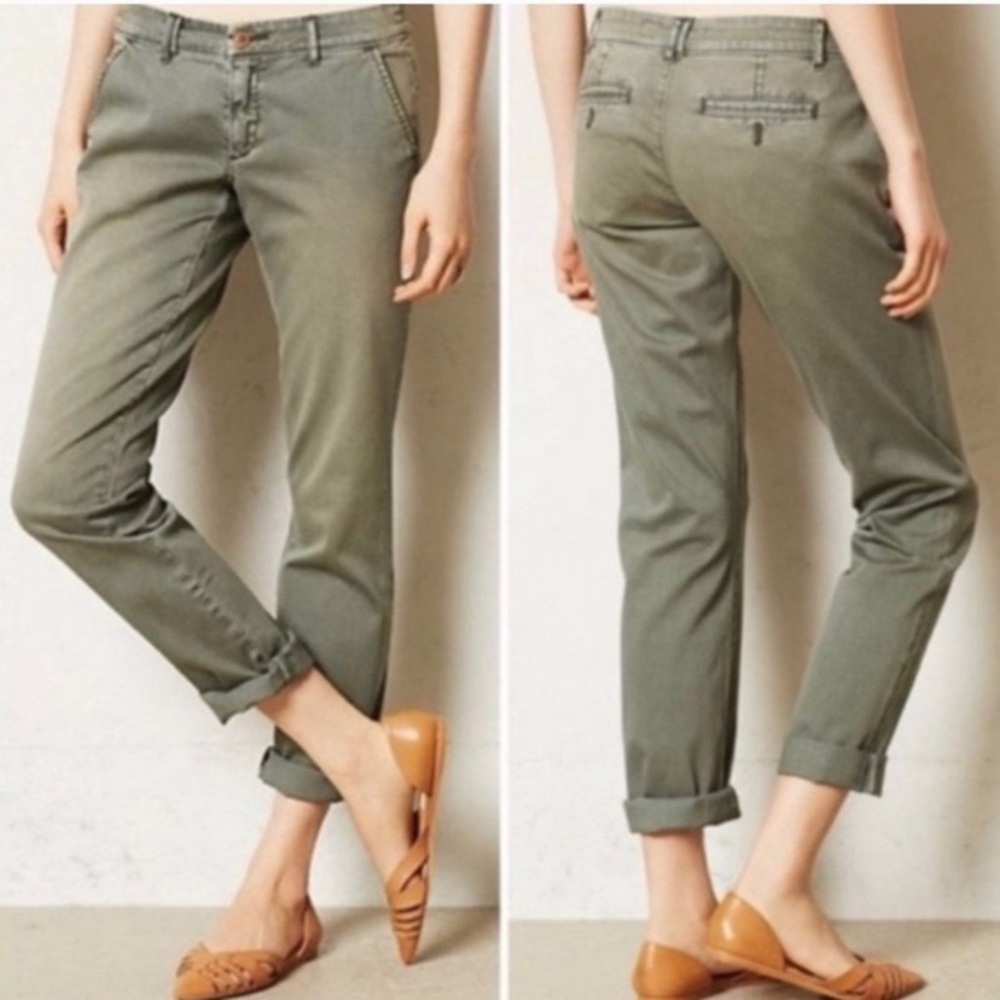 Anthropologie Relaxed Chino Petite Size